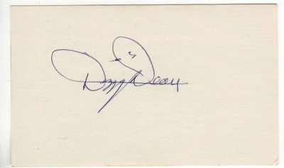 Dizzy Dean Signed Autographed 3X5 Index Card Cardinals Cubs HOFer JSA ZZ48089 - Image 1 of 3