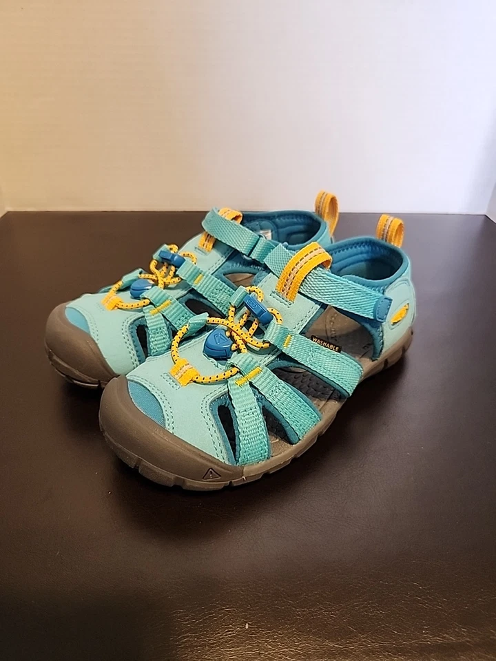 Keen Big Kids' Seacamp II CNX Ipanema / Fjord Blue Sz13 Hiking outdoors water Foto 1 de 1