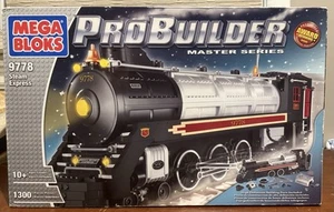 MEGA BLOKS ProBuilder #9778 STEAM EXPRESS Locomotive Train Master Series STEM - Picture 1 of 6