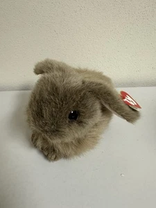 Ty 1993 Nibbles Brown Bunny Rabbit 9" Plush Soft Toy Stuffed Animal - Picture 1 of 11