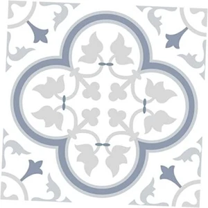 Blue & White Collection Peel and Stick Tile Stickers 12 PCS Set Backsplash - Picture 1 of 7