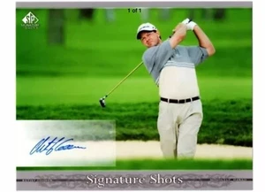 "Golf Retief Goosen 2005 cubierta superior SP tiros característicos gráficos automáticos 8x10" - Imagen 1 de 2