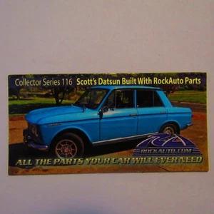 Imán de automóvil ROCKAUTO ROCK ROCK AUTO Collector Series 116 DATSUN - Imagen 1 de 1