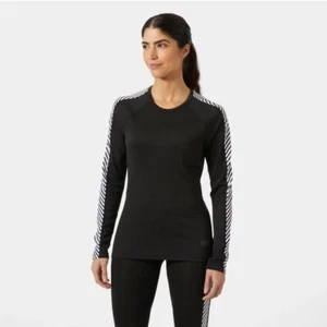 Helly Hansen Women's LIFA® ACTIVE Stripe Crew Base Layer Size Large - Picture 1 of 6