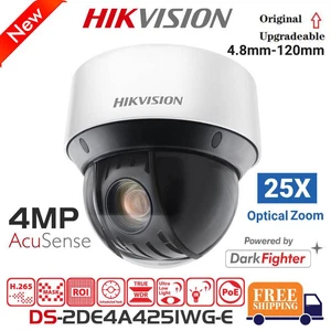 Cámara IP domo de velocidad Hikvision DS-2DE4A425IWG-E 4 MP 25X zoom DarkFighter IR PTZ - Imagen 1 de 15