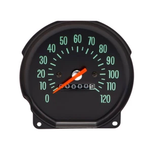 Speedometer 0-120 mph SS Round 70 Chevelle El Camino Monte Carlo - Picture 1 of 3