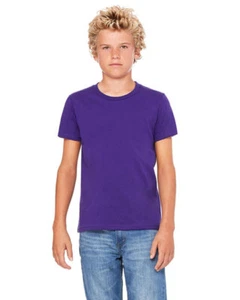 Bella + Canvas 3001Y Youth Jersey T-Shirt - Picture 1 of 37