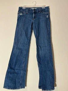 Gap Jeans Sz 8R Womens Blue Stretch Pants LOW RISE BOOT CUT - Picture 1 of 6