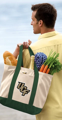 UCF Tote Bag DELUXE CANVAS University of Central Florida Tote Bags Cover