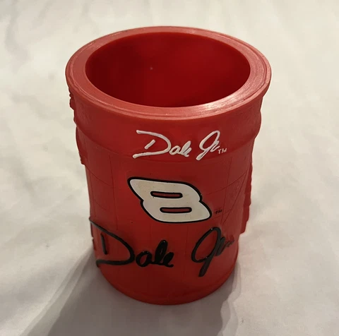 Dale Earnhardt Jr. Can Koozie Red and Black #8 Cover