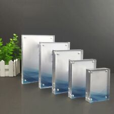 0.8+0.8cm Photo Frame Transparent Without Border Pictures Set Display