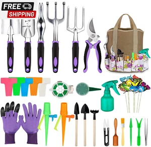 Garden Tools Set 83 Piece, Succulent Tools Set Included, Heavy Duty Aluminum Gar - Picture 1 of 8