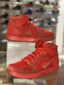 Nike Dunk High CMFT Premium Red October 2015 705433-601 Size 8.5 - Picture 1 of 7