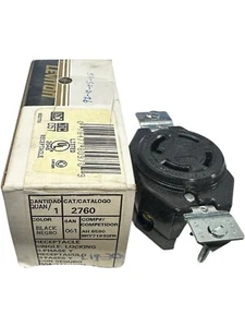 NEW Leviton 2760 Single Locking Receptacle **SALE** - Picture 1 of 1