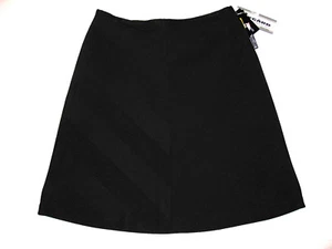 Nygard Collection Petites SKIRT Womens Size 10 Black Lined Diagonal Design NWT - Picture 1 of 6