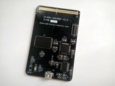 USB Flash HuCard Cart V2.0 1MB programmable for PC Engine TurboGrafx 16 PAL NTSC