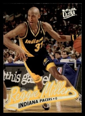 1996-97 Fleer Ultra Reggie Miller #46 Indiana Pacers ~ $.99 Ship! - Image 1 of 2