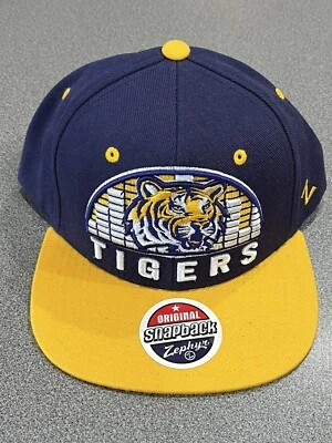 NEW Detroit Tigers Hat Cap SNAPBACK ZEPHYR Flat Brim - Image 1 of 4