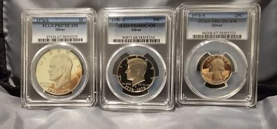 1976 - S Bicentennial 3 pc. Silver Proof Set - Image 1 of 4