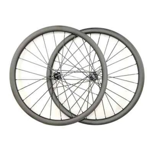 MTB XC Bike Wheelset 650B Beadless Carbon Wheels Disc Brake Center Lock Hub - Picture 1 of 16
