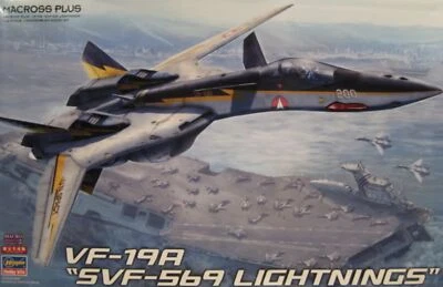 Hasegawa HA65790 1/48 VF-19A `SVF-569 Lightnings` Assembly Model Kit - Image 1 of 4