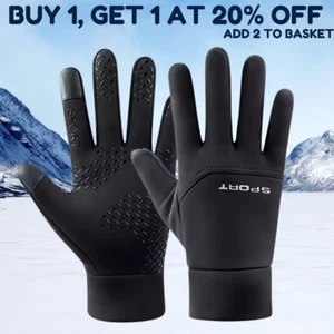 ONESAVE Winter Gloves Waterproof Thermal Touch Screen Thermal Windproof Warm UK - Picture 1 of 13