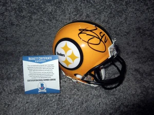 Bourgeon Dupree Pittsburgh Steelers Signé Personnalisé 1/1 Mini Casque W / Bas - Picture 1 of 1