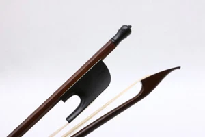 4/4 cello Bow Brazil wood white Bow hair Baroque Style Ebony Frog Straight - Picture 1 of 5