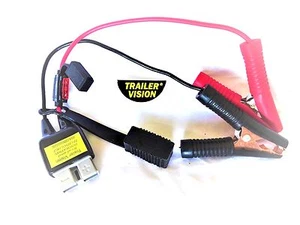 Adapter to Anderson Style Plug 50A Alligator Clamp Fused suit Boats - Picture 1 of 8