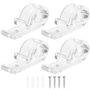 4pcs Safety Window Blind Cord Guides Roller Blinds Chain Fixation Hook with - Picture 1 of 12
