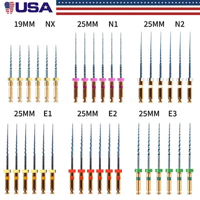 6 * Uso del motor limas rotatorias NITI endodoncia dorada 牙科 25 毫米 SX-F3 — 第 1/4 张图片