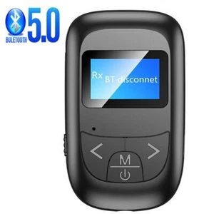 Universal Rechargeable Bluetooth 5.0 Adapter Wireless Audio Transmitter Receiver - Picture 1 of 11