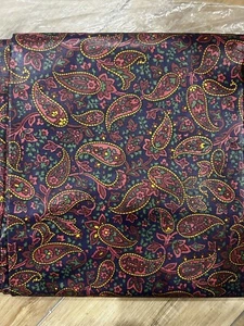 Longaberger Baskets Father's Day Bulk Fabric Paisley 5 Yard Bolt NEW 1st Quality - Picture 1 of 2