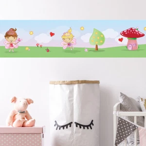 Wandkings Bordüre "Feen" selbstklebend Kinderzimmer Flur Mädchen Girl - Bild 1 von 3