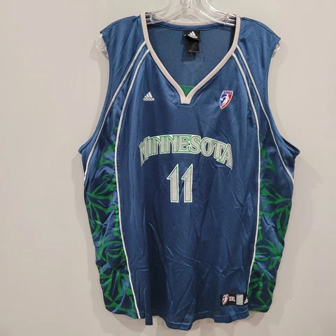 Rare Vintage Adidas WNBA Minnesota Lynx Candice Wiggins 11 Jersey Womens 2XL Cover