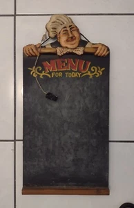 CHEFF MENU WOOD/RESIN BLACKBOARD - Picture 1 of 7