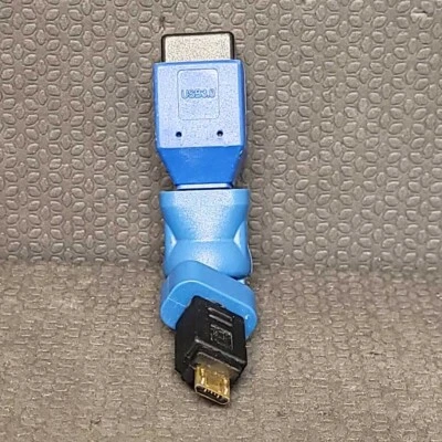 USB 3.0 B Female Socket Printer To Micro USB Male Adapter - Image 1 of 4