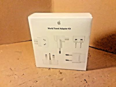 ORIGINAL Apple MD837AM/A World Travel Adapter Kit - White MISSING ONE ADAPTER - Image 1 of 4