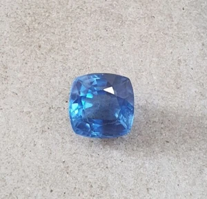4.64 Ct Flawless Cushion Cut AAA Tanzania Neon Blue Spinel Lab Grown Loose Gems - Picture 1 of 8