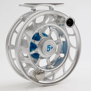 Hatch Iconic 5+ Clear/Blue Large Arbor Reel - FREE 2 DAY SHIPPING - Picture 1 of 9