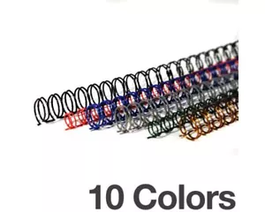 CFS Twin Loop Wire-O Bindings 3:1 Pitch - Lots of Colors and Sizes - Picture 1 of 2