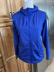Brooks Womens size small Windbreaker zip up jacket Blue - Picture 1 of 10