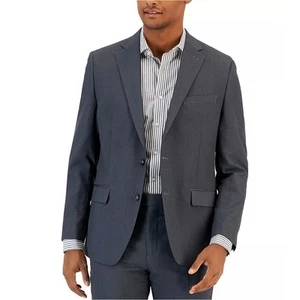 NWT Van Heusen Flex Plain Slim Fit Suit Jacket, Charcoal, 46R - Picture 1 of 8