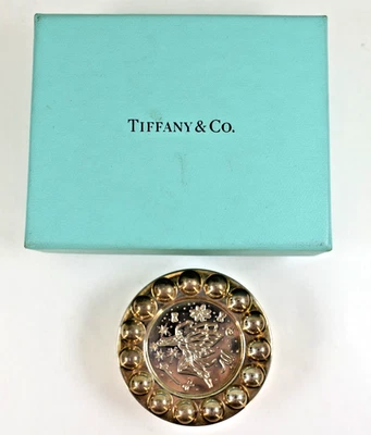 Caja de hadas de dientes Tiffany & Co de colección Paloma Picasso caja de recuerdo plata de ley Foto 1 de 4