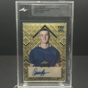 2022 Leaf Metal Harry Hagan Rookie Auto 1/1 Super Prismatic Gold Encased Proof - Picture 1 of 4