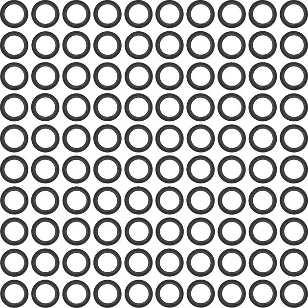 Paquete de 100 sellos de cubierta James Pushrod pequeños de goma #JGI-17955-36-A Harley Davidson Foto 1 de 1