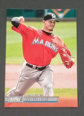 JOSE FERNANDEZ MIAMI MARLINS 2014 TOPPS STADIUM CLUB #175 - Image 1 of 3
