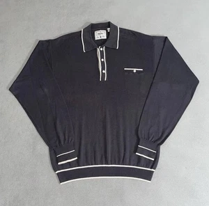 Vintage Mossimo Half Button Pullover Luxus Strick Gr. M Skate Preppy Hip Hop - Bild 1 von 7