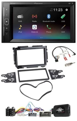 Pioneer DAB Lenkrad 2DIN Bluetooth USB Autoradio für Honda HR-V RU ab 2015 schwa - Bild 1 von 4