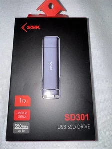 SSK SD301 USB SSD Drive 1T - Picture 1 of 5